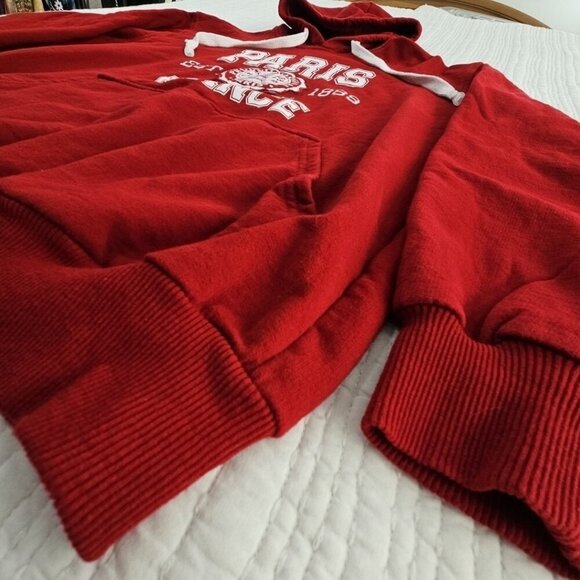 Paris France Produit Original Hoodie Sweatshirt Women's XL 100% Cotton EUC - Picture 3 of 14